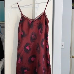 Love, Fire Satin Cheetah Dress NWT